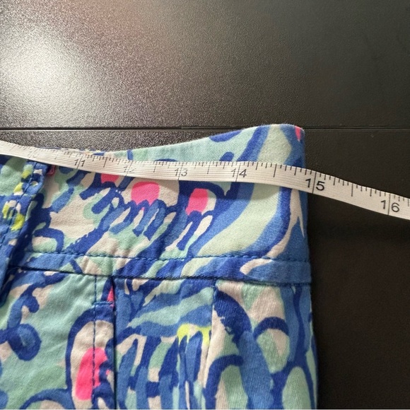 Lilly Pulitzer Shorts The Walsh Women's Blue Yellow Pink Size 0 - Picture 6 of 8